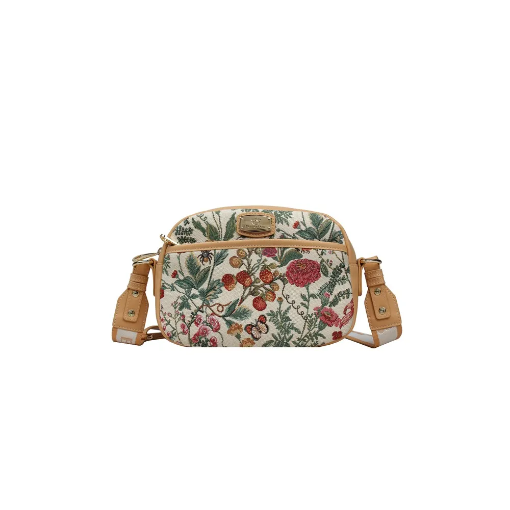 H-1194 FLORAL SUMMER BEIGE Torba