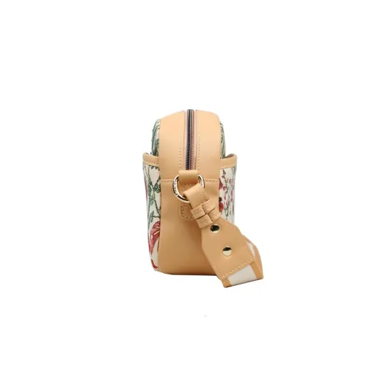 H-1194 FLORAL SUMMER BEIGE Torba