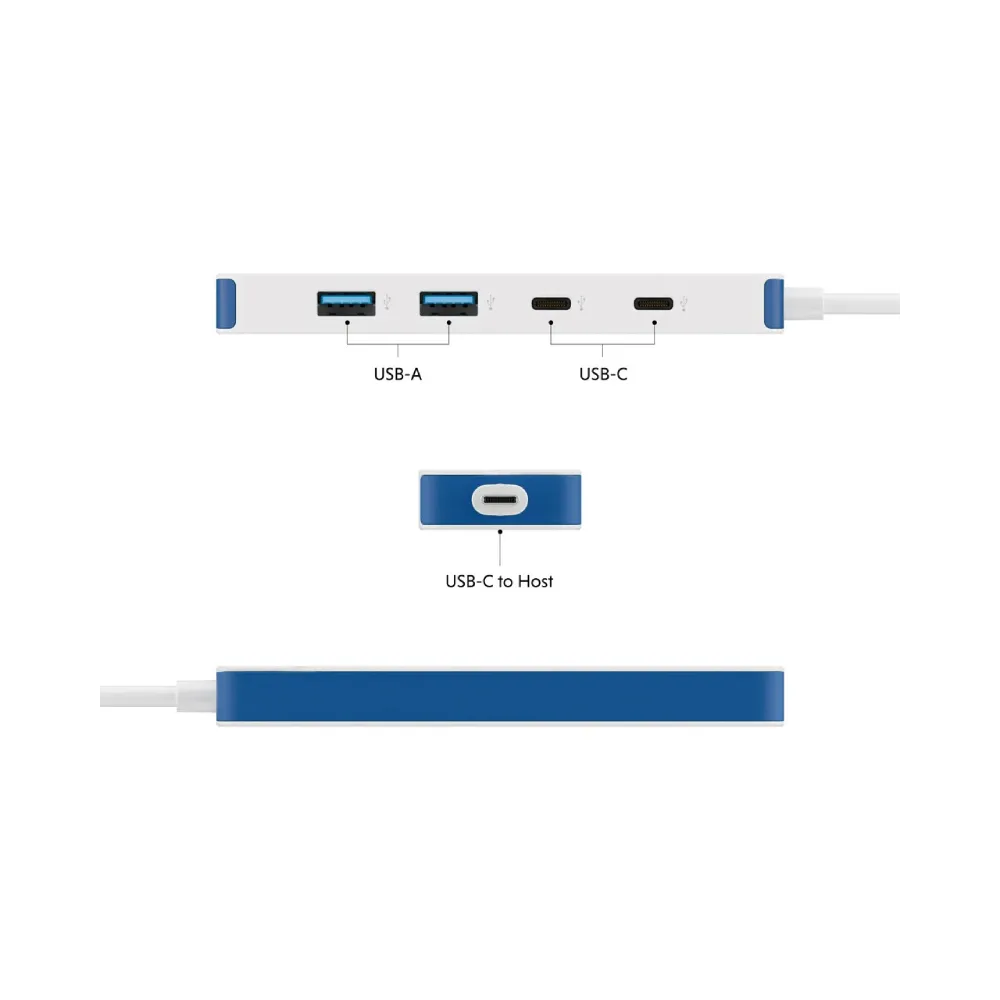 HyperDrive Flex 4 Port USB-C Combo Hub beli (HD5200BUGL)