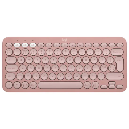 K380s Bluetooth Pebble Keys 2 US roze tastatura