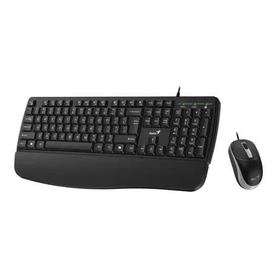 KM-123 USB US crna tastatura+ USB crni miš