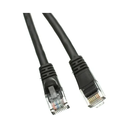 Kabl UTP patch Cat5e 1m crni