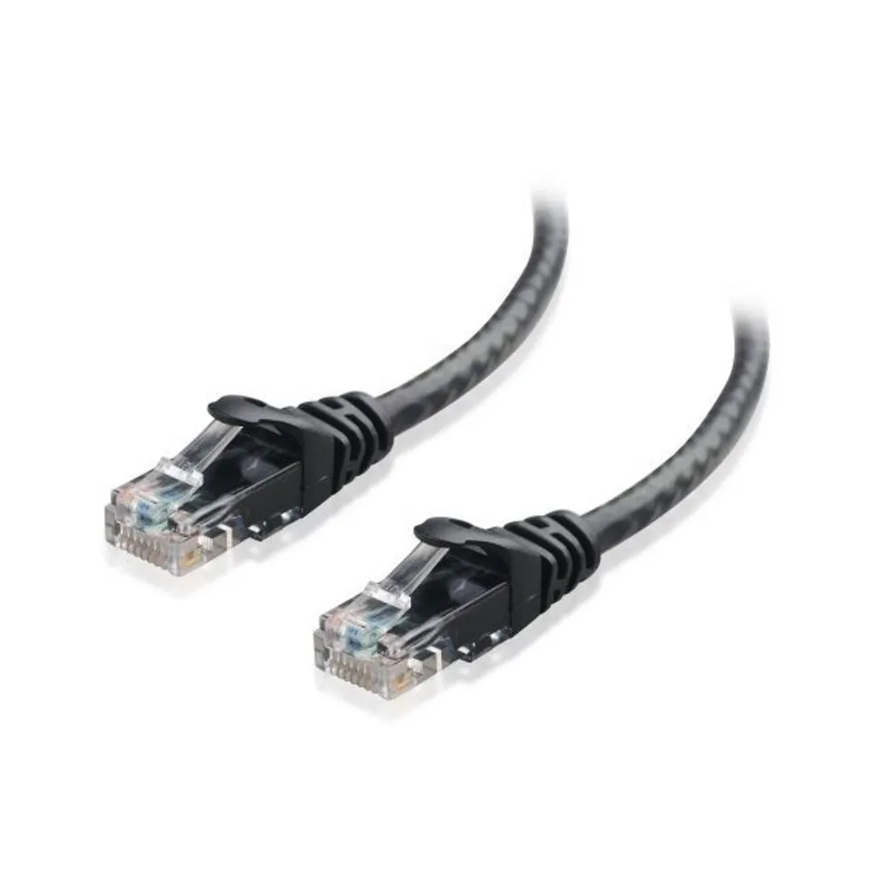 Kabl UTP patch Cat6 0.3m crni