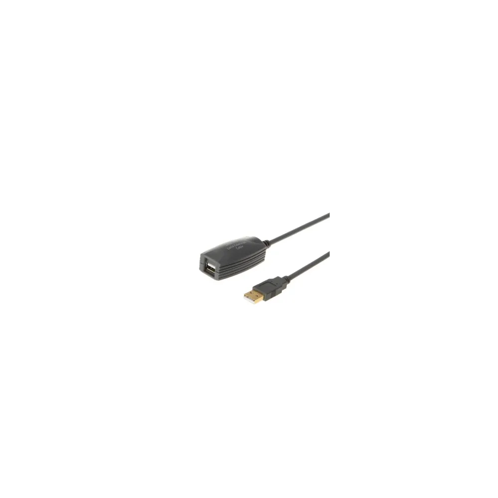 Kabl sa pojačivačem USB A - USB A M/F 5m crni