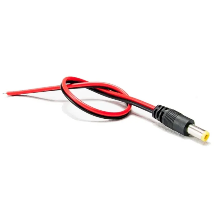 Konektor DC(M) 12V sa kablicem 20cm (1kom)