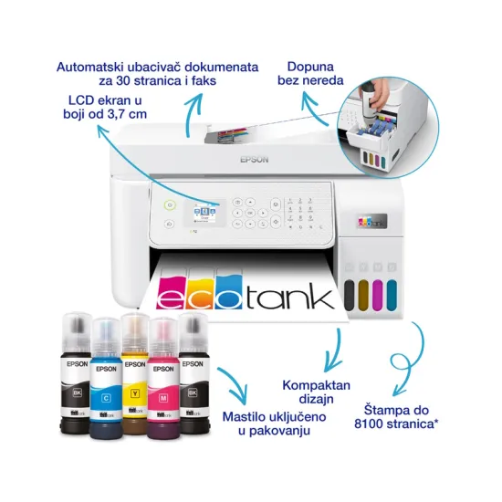 L5316 EcoTank ITS wireless multifunkcijski inkjet štampač