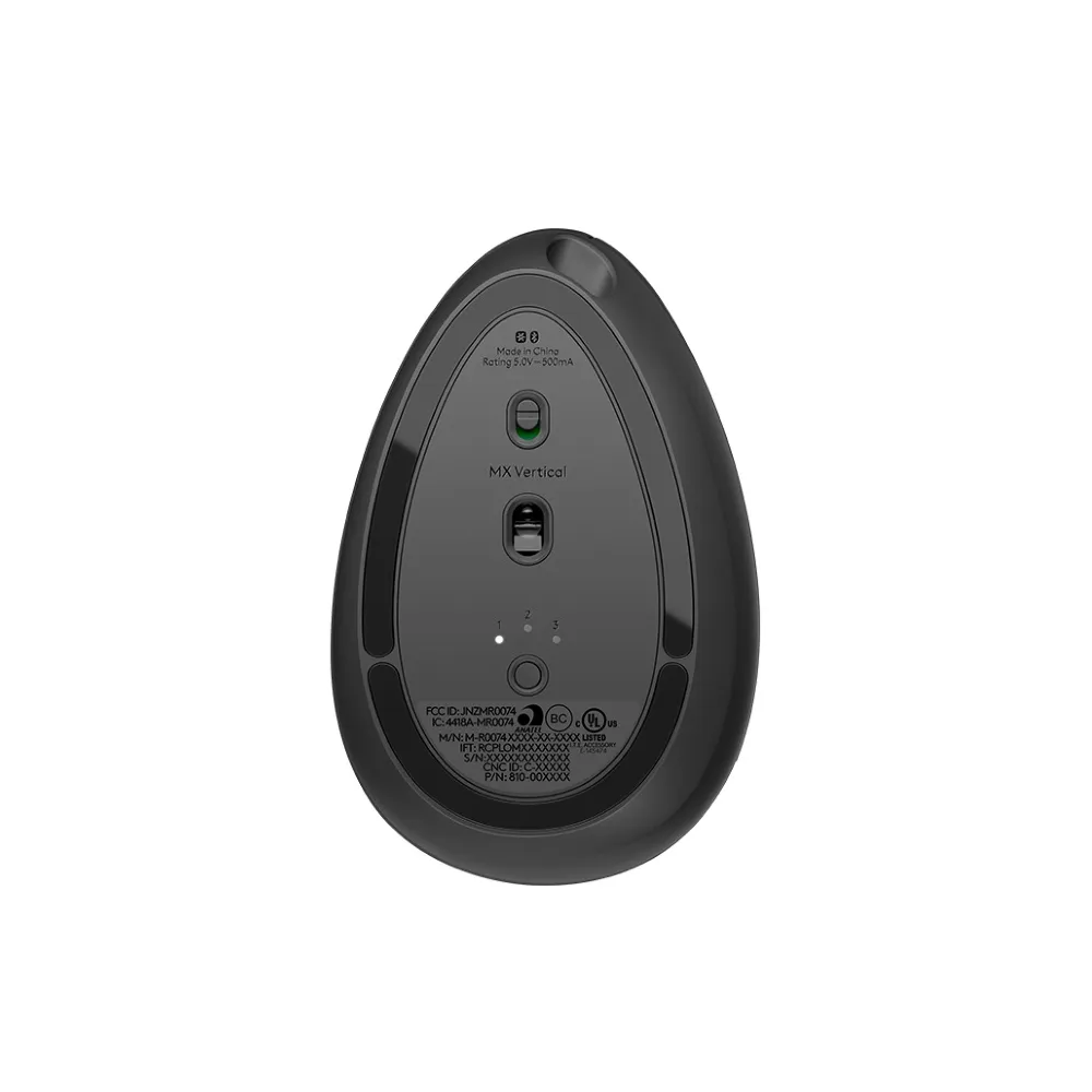 MX Vertical Advanced Ergonomic Wireless Graphite miš