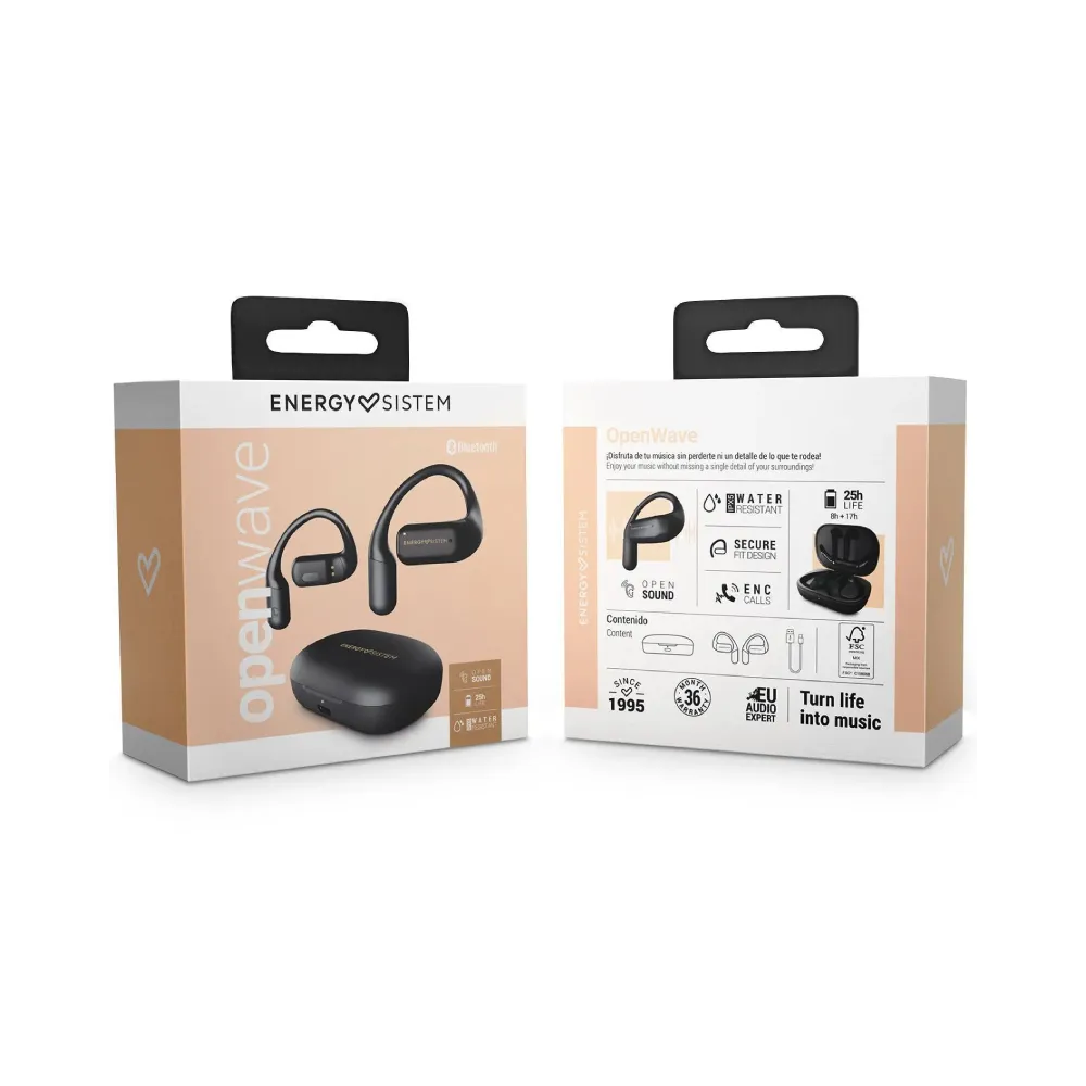 OpenWave Bluetooth crne slušalice (M45882)