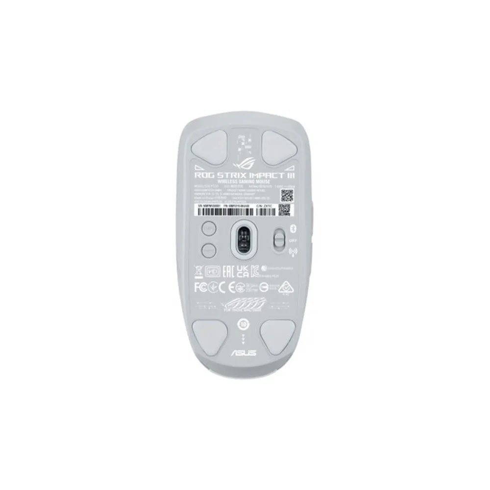 P520 ROG STRIX IMPACT III Wireless Gaming USB miš beli