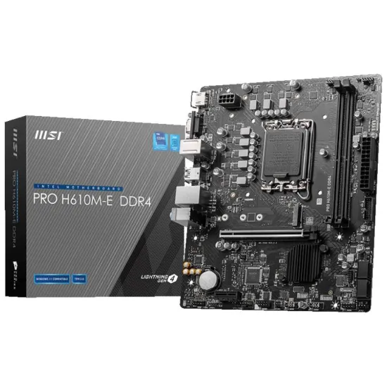 PRO H610M-E DDR4
