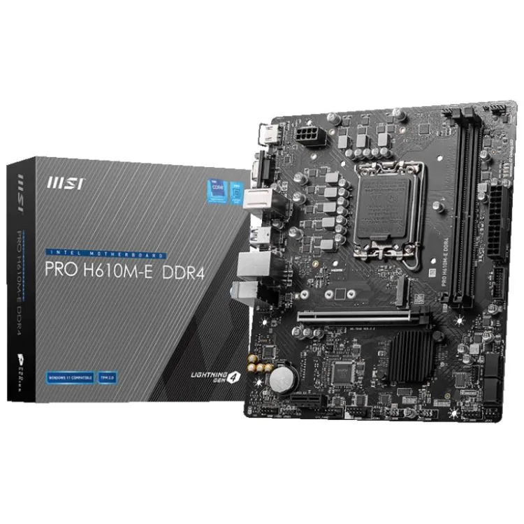 PRO H610M-E DDR4