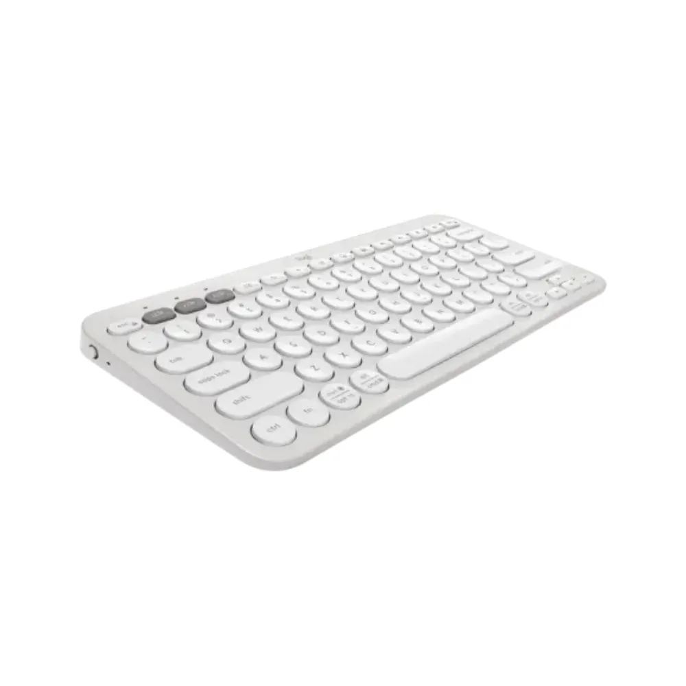 Pebble2 Wireless Combo US tastatura + miš bela