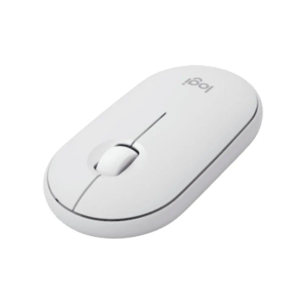 Pebble2 Wireless Combo US tastatura + miš bela