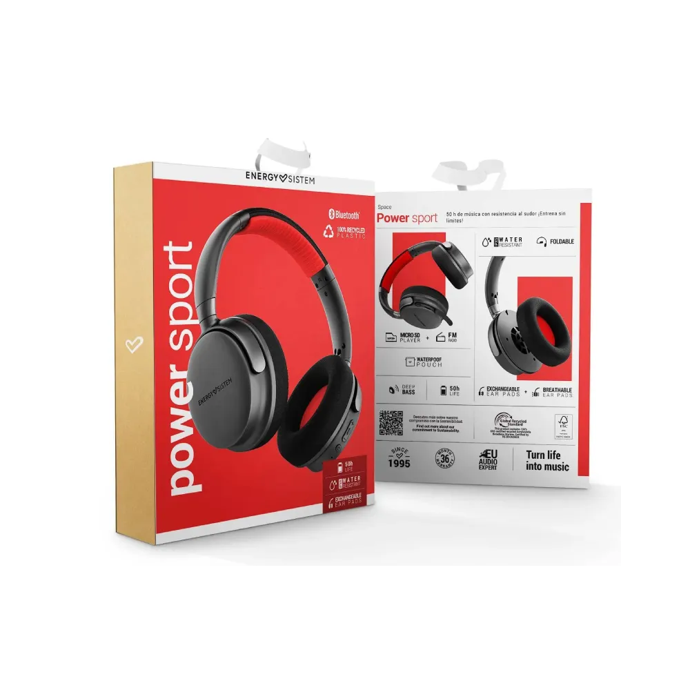 Power Sport Graphite slušalice (M45868)