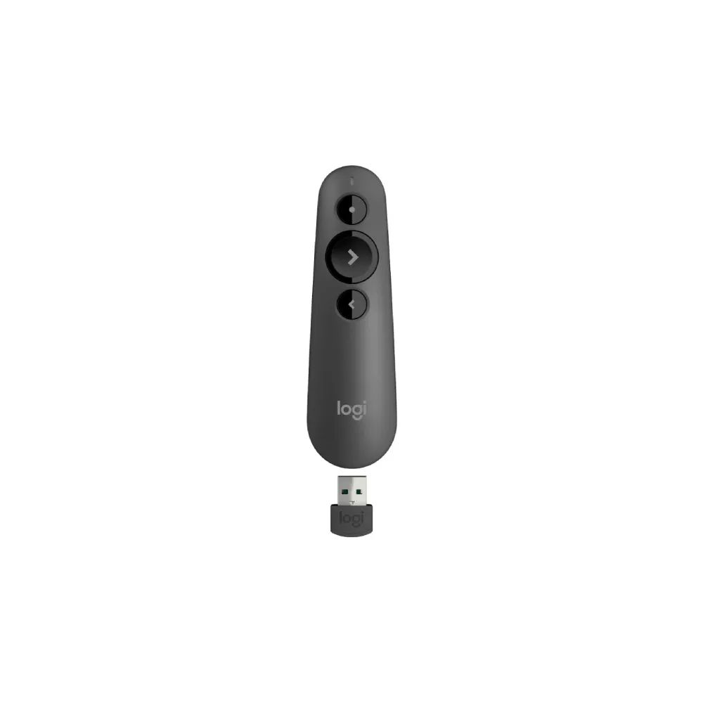 R500s LASER PRESENTATION REMOTE - GRAPHITE - 2.4GHZ/BT