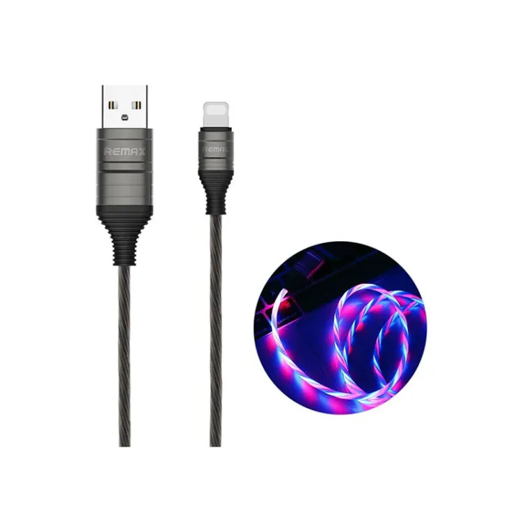 RC-130i RGB USB Lightning 2A kabl 1m crni