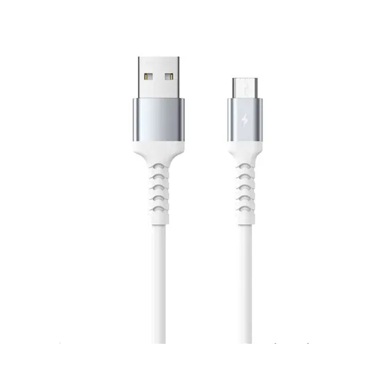 RC-C008 Micro USB Kabl 2.4A 1m beli