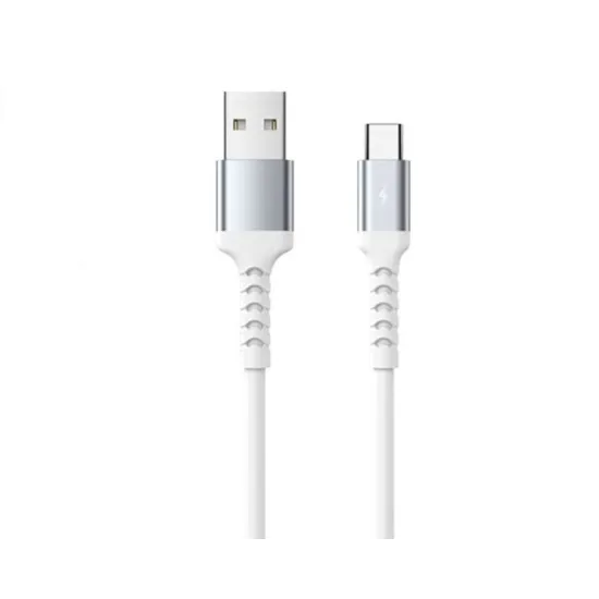 RC-C008 USB Tip C Kabl 2.4A 1m beli