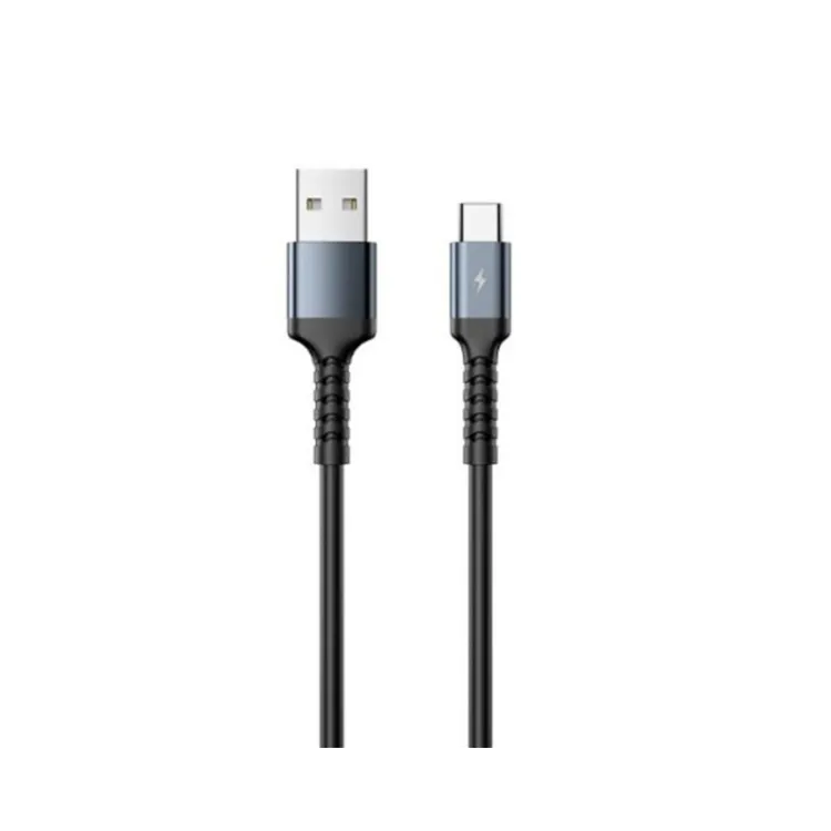 RC-C008 USB Tip C Kabl 2.4A 1m crni