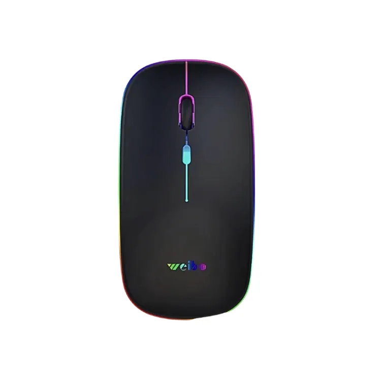 RF-6800 Bežični RGB miš crni