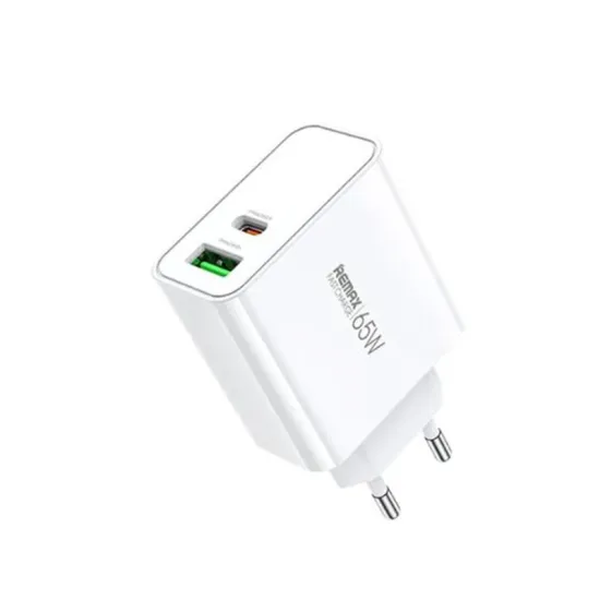 RP-U125 USB Tip C 65W PD+QC 3.0 punjač beli