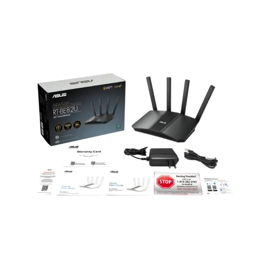 RT-BE82U Dual Band Wi-Fi 7 extendable ruter