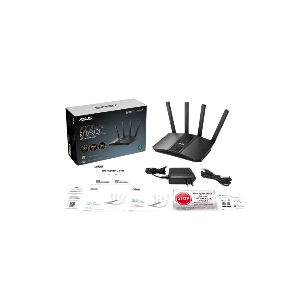 RT-BE82U Dual Band Wi-Fi 7 extendable ruter