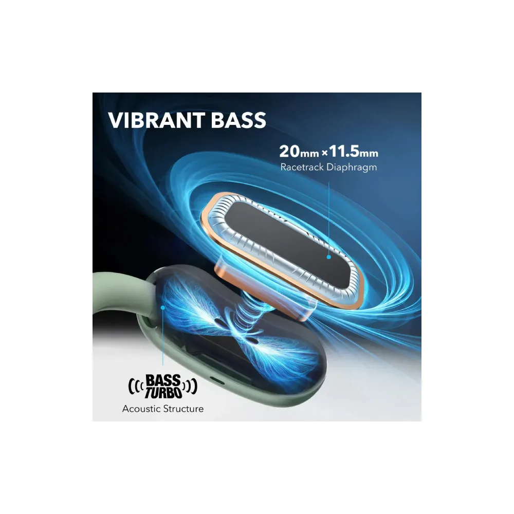 Soundcore AeroFit 2 BT bubice sa mikrofonom plave