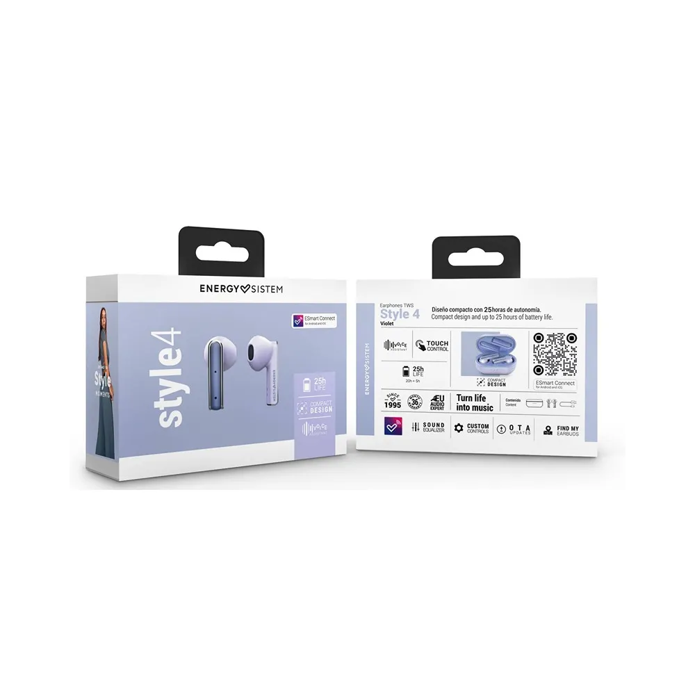 Style 4 Violet True Wireless slušalice ljubičaste (M45349)