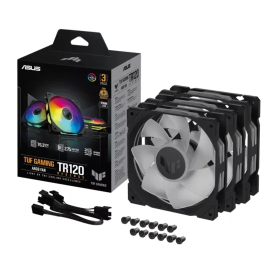 TUF GAMING TR120 ARGB REVERSE BLACK 3IN1 ventilator