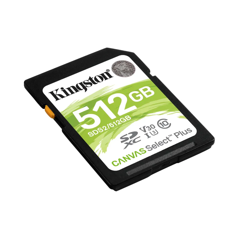 U3 V30 SDXC 512GB Canvas Select Plus 100R C10 UHS-I SDS2/512GB