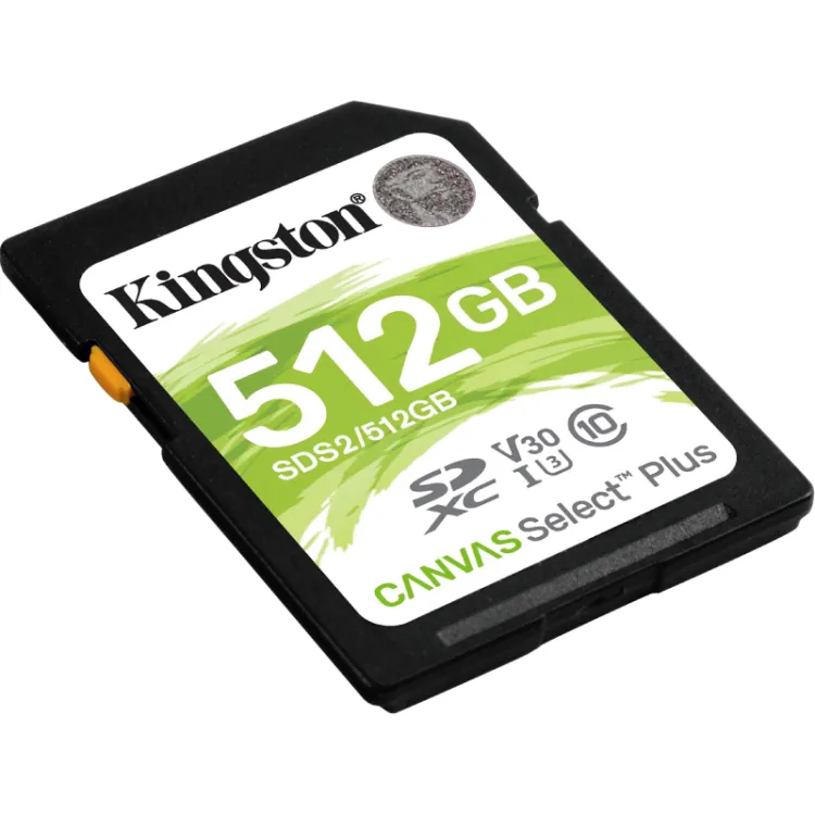 U3 V30 SDXC 512GB Canvas Select Plus 100R C10 UHS-I SDS2/512GB