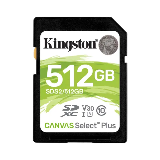 U3 V30 SDXC 512GB Canvas Select Plus 100R C10 UHS-I SDS2/512GB