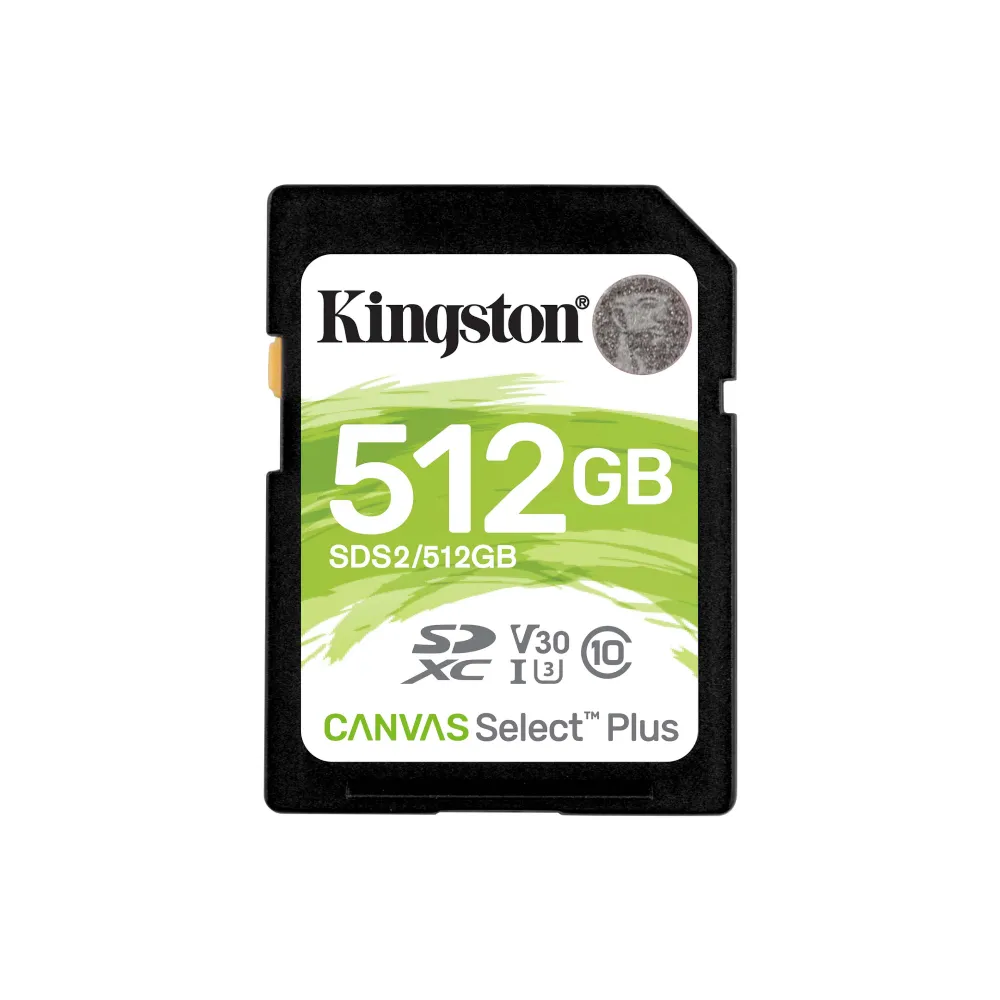 U3 V30 SDXC 512GB Canvas Select Plus 100R C10 UHS-I SDS2/512GB