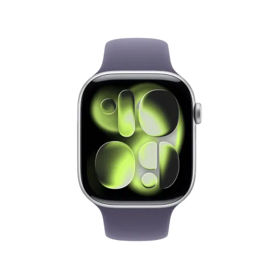 Watch S11 GPS 42mm Silver Aluminium Case with Purple Fog Sport Band - S/M (meu64rk/a)