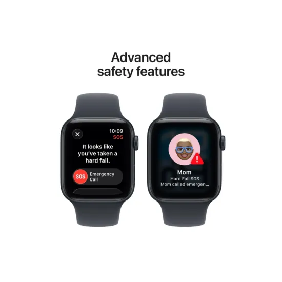 Watch SE 3 GPS 44mm Midnight Aluminium Case with Midnight Sport Band - M/L (mehq4rk/a)