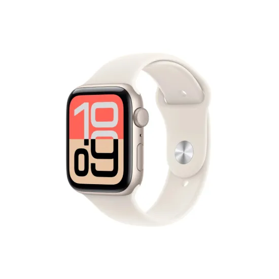 Watch SE 3 GPS 40mm Starlight Aluminium Case with Starlight Sport Band - M/L (meh54rk/a)