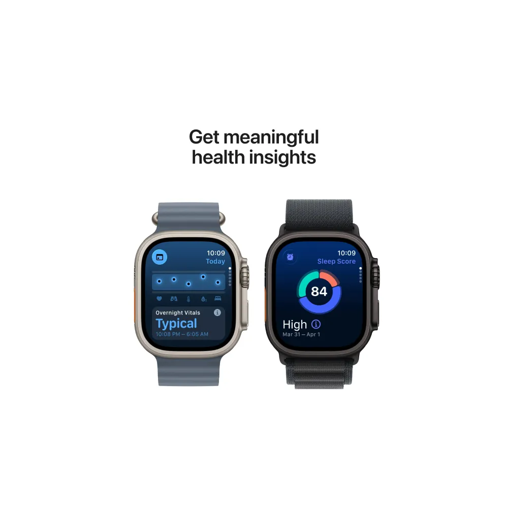 Watch Ultra 3 Cellular 49mm Black Titanium Case with Black Alpine Loop - Medium (mf0v4se/a)