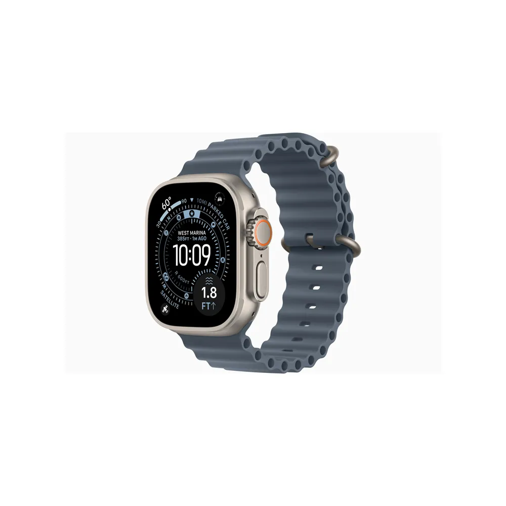 Watch Ultra 3 Cellular 49mm Natural Titanium Case with Anchor Blue Ocean Band