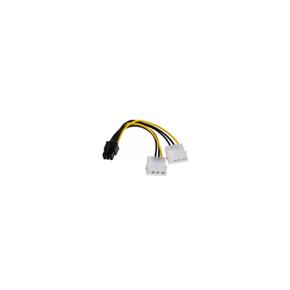 E-GREEN Adapter naponski za PCI-E VGA (6-pin)-2x