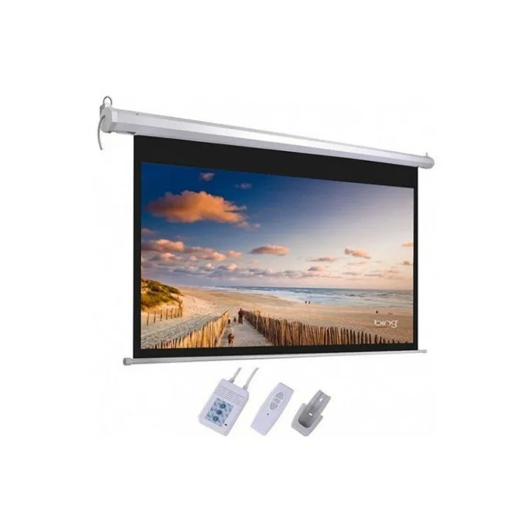 Lexin Platno za projektor LEXIN EH8484M zidno elektricno 1:1, 213X213CM,ZIDNO ELEKTRIČNO (SA DALJINSKIM UPRAVLJAČEM), MAT BELA