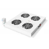 Digitus Roof ventilator unit, Unique network and Dynamic Basic 4 fans, thermostat, switch, grey (RAL 7035)