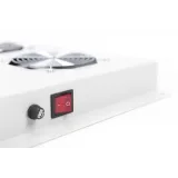 Digitus Roof ventilator unit, Unique network and Dynamic Basic 4 fans, thermostat, switch, grey (RAL 7035)