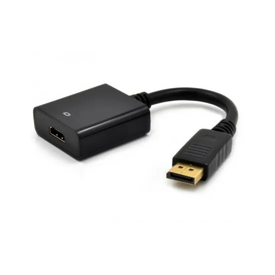 E-GREEN Adapter DisplayPort (M) - HDMI (F) crni
