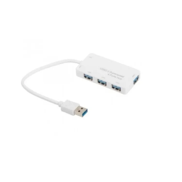 E-GREEN Hub USB 3.0 4 port bijeli