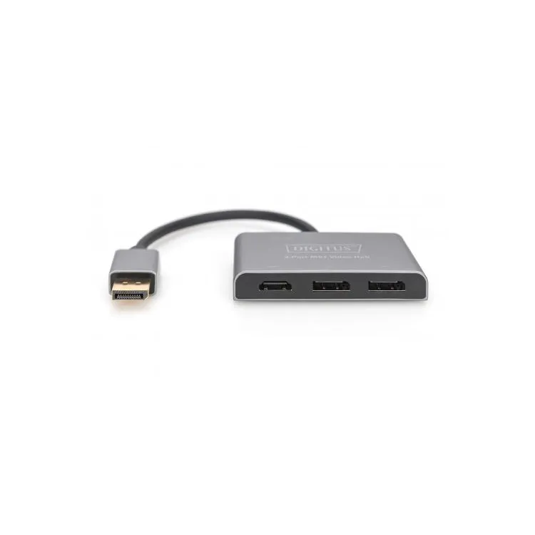 Digitus Adapter video Hub DisplayPort - 2x DisplayPort + HDMI