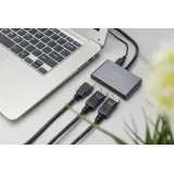 Digitus Adapter video Hub DisplayPort - 2x DisplayPort + HDMI
