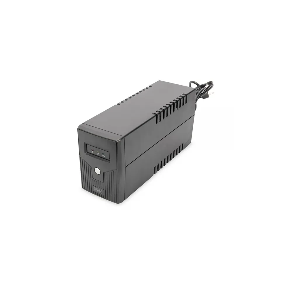 Digitus UPS Line-Interactive 600VA/360W 12V/7Ah x1 battery,2x CEE 7/7 outlet,RJ-11,LED