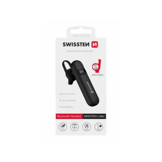 Swissten Slušalice Bluetooth CALLER Black
