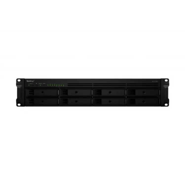 Synology NAS RackStation RS1221+ Rack 2U, 8-bay 3.5 /2.5 SATA, AMD Ryzen V1500B 2.2 GHz (4-core), 4 GB DDR4, 4x RJ-45 1GbE, 2x U